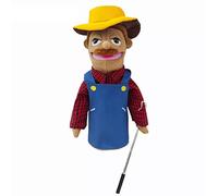 LOMTRATS Theater Hand Puppets for kids,Includes Teacher, policeman, farmer, pirate, detective, etc. with Movable Open Mouths,Perfect for Storytelling,Teaching,Festival Gifts,1 PCS with Joystick