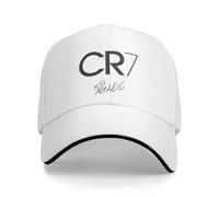 Lomvieal Cristiano Ronaldo Cr7 Baseball Caps Hip Hop Sandwich Cap Unisex Adjustable Dad Hat Outdoor