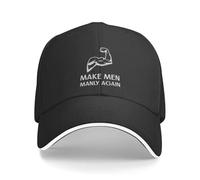 Lomvieal Make Manly Again Baseball Cap Fishing Hat Thermal Visor Sun Hats for Men
