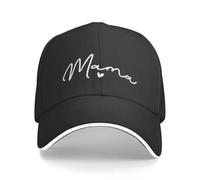 Lomvieal Mama Letter Embroidered Baseball Caps Hip Hop Sandwich Polyester Sun Cap Activities