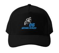 Lomvieal Michael Dunlop Baseball Cap Hat Hip Hop Outdoor Summer Boys Czapka Sport Black Snapback Solid Color Mens Casual Printed