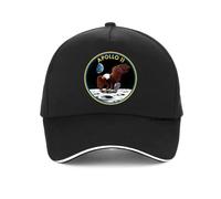 Lomvieal USA Apollo 11 50Th Anniversary Moon Landing Print Baseball Cap Unisex Cool Summer Adjustable Dad Hat Snapback Hats
