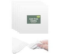 LOMYLM 5pcs Lint Free Cloths for Oiling Wood, White Microfibre Cloths Reusable Soft Cleaning Cloth for Polishing Screen Wiping Glass Home Office Car Scratch Free Dust Cloth (30x30cm)