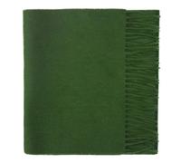 Lona Scott 100% Lambswool Plain Scarves, Olive