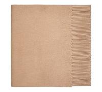 Lona Scott 100% Lambswool Scarf, Camel