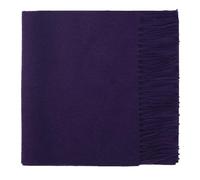 Lona Scott 100% Lambswool Scarf, Purple