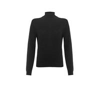 Lona Scott Ladies Cashmere Polo Neck Jumper, Black, 38