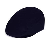 Lona Scott Made in Scotland Cashmere Mens Flat Cap, 20% Cashmere 80% Wool Navy 61