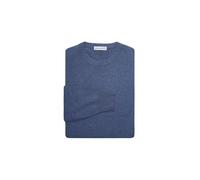 Lona Scott Mens Cashmere Jumper, Crew Neck, Denim XXL