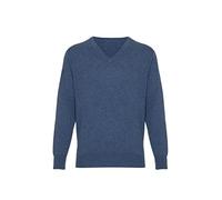 Lona Scott Men's Cashmere V Neck Jumper Denim XX- Large