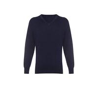 Lona Scott Men's Cashmere V Neck Jumper Navy XX- Large