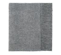 Lona Scott Pure Lambswool scarf - Mid Grey (Shepherds Land), 165 X 30 cm