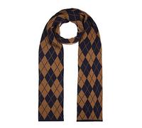 Lona Scott Wool Argyle Scarf, Brown