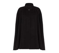 Lona Scott Wool & Cashmere Cape, Black