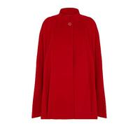 Lona Scott Wool & Cashmere Cape, Red