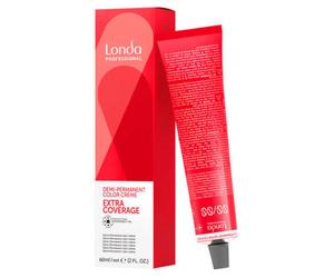 Londa Professional Extra Coverage Demi Permanent Color hair color with extra cover capability 60 ml, 7/07 Medium Bonde Natural Brown
