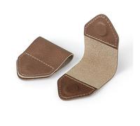 Londo Genuine Leather Bookmarks for Readers - Handmade Set of 2 - Slim Design - Leder Mink