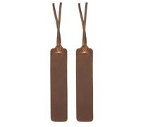 Londo Genuine Leather Bookmarks Set of 2 - Handmade Reading Accessories - Premium Leder Book Marks for Books