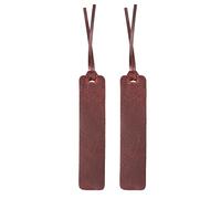 Londo Genuine Leather Bookmarks Set of 2 - Handmade Reading Accessories - Premium Leder Book Marks for Books