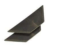 Londo Genuine Leather Handmade Bookmark (Set of 2) (Green, Triangle)