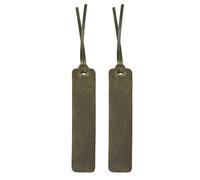 Londo Genuine Leather Bookmarks Set of 2 - Handmade Reading Accessories - Premium Leder Book Marks for Books