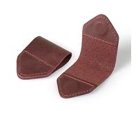 Londo Genuine Leather Handmade Bookmark (Set of 2) (Damson, Magnetic)