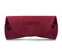 LONDO Genuine Leather Case for Eyeglass, Sunglasses, Goggles and Spectacles