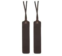 Londo Genuine Leather Handmade Bookmark (Set of 2) (Chestnut, Knotted)
