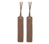 Londo Genuine Leather Handmade Bookmark (Set of 2) (Mink, Knotted)