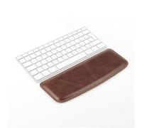 LONDO Genuine Leather Keyboard Pad - Premium Ergonomic Support for Comfortable Typing at Work and Home (Brown, Medium)