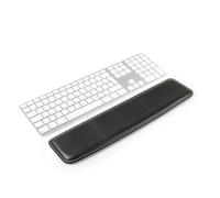 Londo Genuine Leather Keyboard Pad - Premium Ergonomic Support for Comfortable Typing at Work and Home (Black, Large)