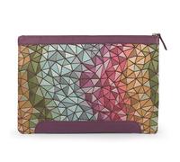 LONDO Genuine Leather Laptop Sleeve - Stylish Protection for MacBook M1 M2 M3 Pro Max (Purple, 15 Inches)