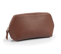 Londo Genuine Leather Makeup Bag Cosmetic Pouch Travel Organizer Toiletry Clutch