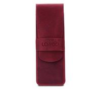 LONDO Genuine Leather Pen and Pencil Case with Tuck in Flap, Stationery Bag