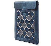LONDO Genuine Leather Sleeve Bag for Ipad (Blue, Small)