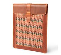 Londo Genuine Leather Sleeve Bag for Keyboard Tablet (Camel)