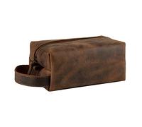 Londo Genuine Leather Travel Toiletry, Makeup, Shaving Organizer Bag - Dopp Kits - Unisex