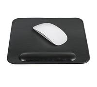 Londo Leather Mouse Pad with Wrist Rest - Ergonomic Desk Pad for Mouse & Trackpad - Non-Slip, Smooth Surface - 8.2" x 8.2"