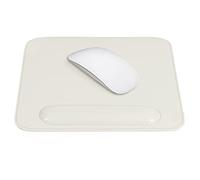 LONDO Leather Mousepad, PU Leather - Mouse Pad is crafted with fine and durable stitching - White