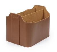 LONDO Leather Remote Control Organizer and Caddy with Tablet Slot