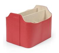 LONDO Leather Remote Control Organizer and Caddy with Tablet Slot