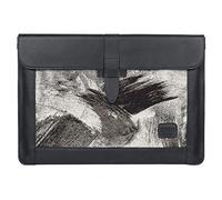 LONDO Leren Sleeve Compatibel met MacBook Pro 16 & MacBook Pro 15 Inch Black (M5, M4, M3, M2, M1, Pro, Max), Premium Top Grain Echt Leren Laptoptas, Black Modellen 2020 tot 2026