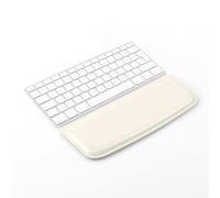 Londo PU Leather Keyboard Pad - Premium Ergonomic Support for Comfortable Typing at Work and Home (White, Medium)
