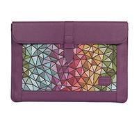 Londo Genuine Leather Sleeve Bag for MacBook Pro - 15 & 16 Inch (Purple)