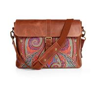 LONDO Zion Messenger Laptop Bag - Top Grain Leather for Stylish Tech Professionals