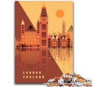 London 1000 Pieces Jigsaw Puzzles for Adults And Teens, Challenging Game Gifts for Is Ideal As A Gift for The Whole Family 1000pcs(50x75cm)