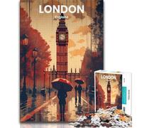 London 1000 Pieces Jigsaw Puzzles For Teens And Adults,Toys Educational Games Stress Relieving Great Gifts And Toys 50x75cm