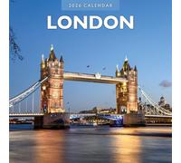 London - 2026 Square Wall Calendar - by Red Robin Publishing