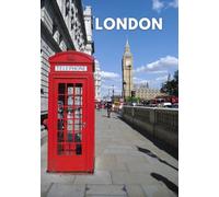 London: A blank decorative notebook with Country Cities names on its front cover and spine for coffee table, living room, bookshelves and interior ... for women, men, teens, mothers, travellers.