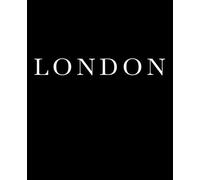 London: A decorative book for coffee tables, bookshelves and interior design styling | Stack deco books together to create a custom look in any room (Cities of the World in Black)